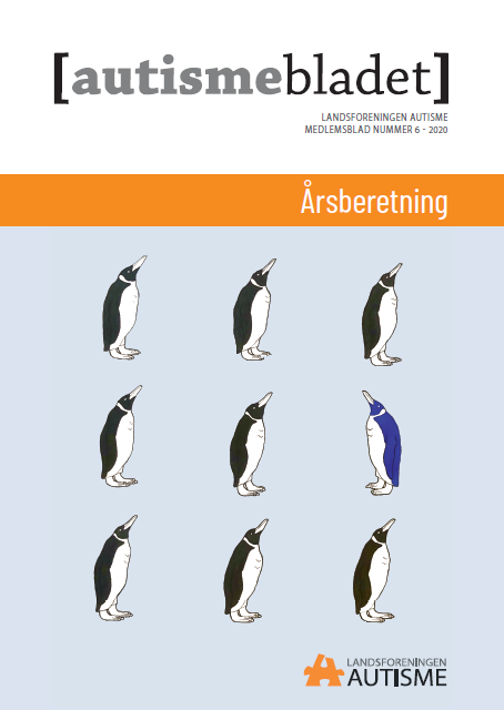 Forside af Autismebladet 2020, nr. 6, Årsberetning