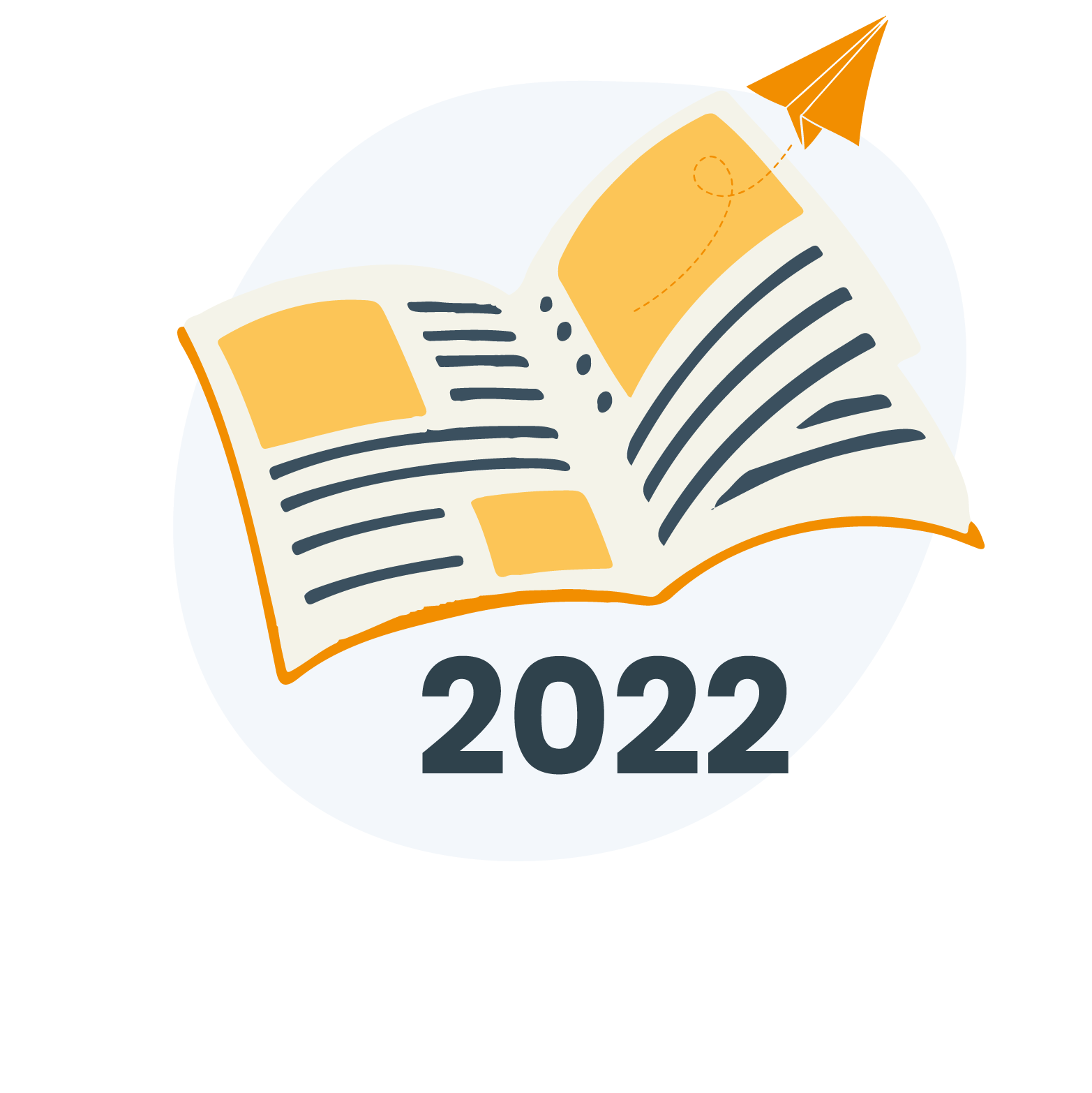 Magasin med papirfly og årstallet 2022