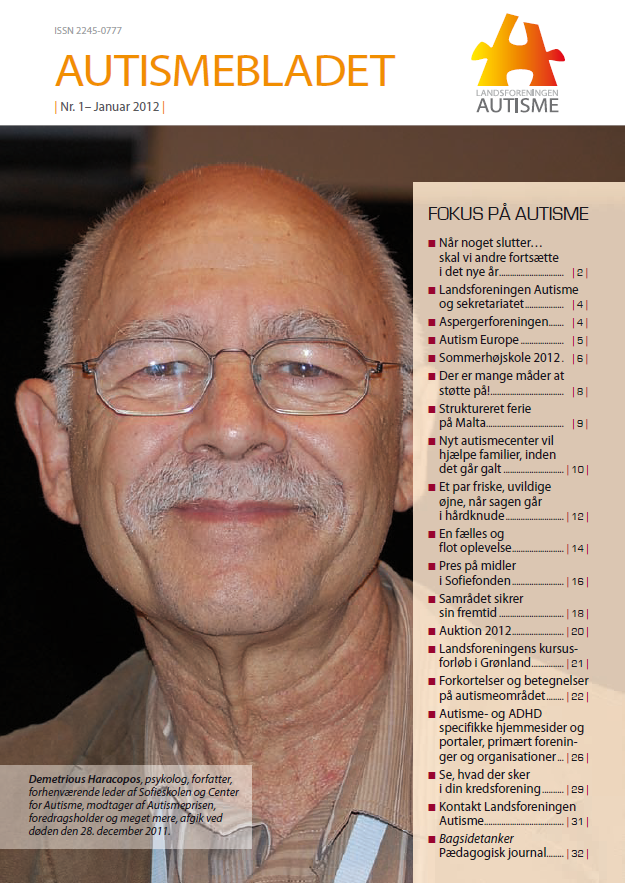 Forsiden af Autismebladet 201 nummer 1 med temaet: Fokus på autisme
