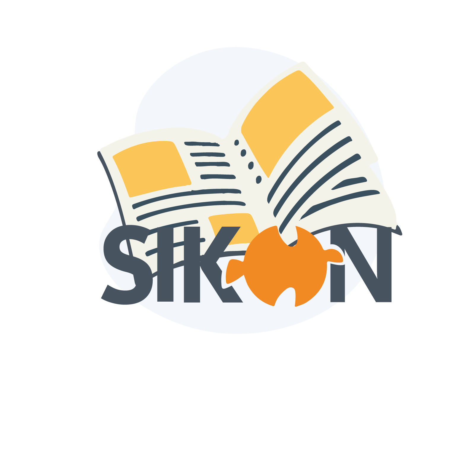 Sikon Logo med et magasin